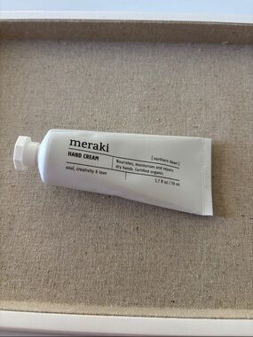 meraki White Hand Cream Tube - Minimalist Moisturizer